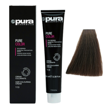 Pura Kosmetica 0101 Pure Color фарба 100 мл 6/0 Темно-русявий 8021694061735 фото
