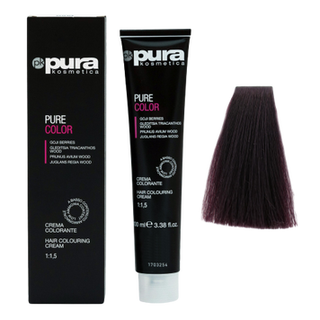 Pura Kosmetica 0101 Pure Color фарба 100 мл 4/5 Червоне дерево 8021694097574 фото