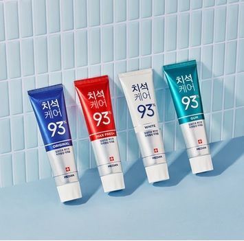 Median Dental IQ 93% Advanced Tartar Care Зубна паста від запалення ясен (Зелена) 3 шт х120 г 8809585101483 фото