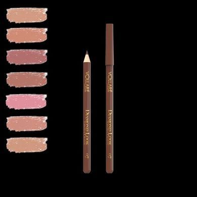 VOLLARE COSMETICS 2302 Олівець для губ DIAMOND LOOK 01 DIRTY ROSE 5902026647793 фото