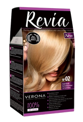Фарба для волосся REVIA 02 світлий блонд