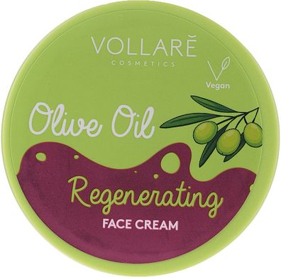 Регенеруючий крем для обличчя з оливковою олією