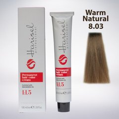 Harisel крем-фарба 100мл 8,03 Warm Natural / Теплий натуральний