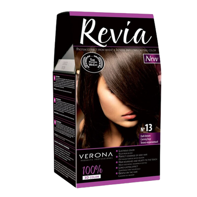 Фарба для волосся REVIA 13 темно-коричневий