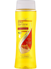 mar Bio-keratin Шампунь для волося Мед, козяче молоко, 400 мл., шт