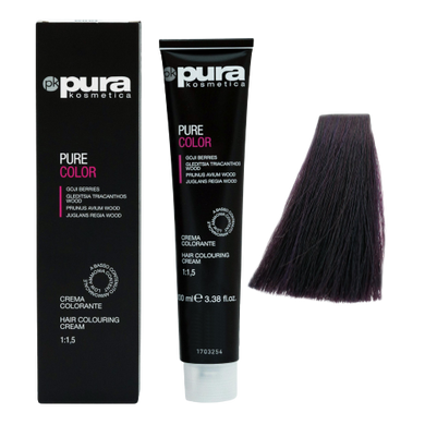 PK  Pure Color краска 100 мл 1/2 Чорний із фіолетовим відтінком