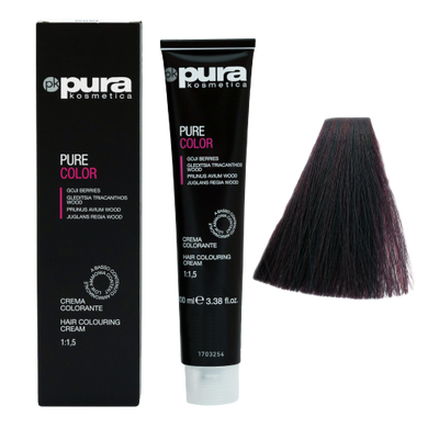 PK  Pure Color краска 100 мл 1/6 Чорний із червоним відтінком